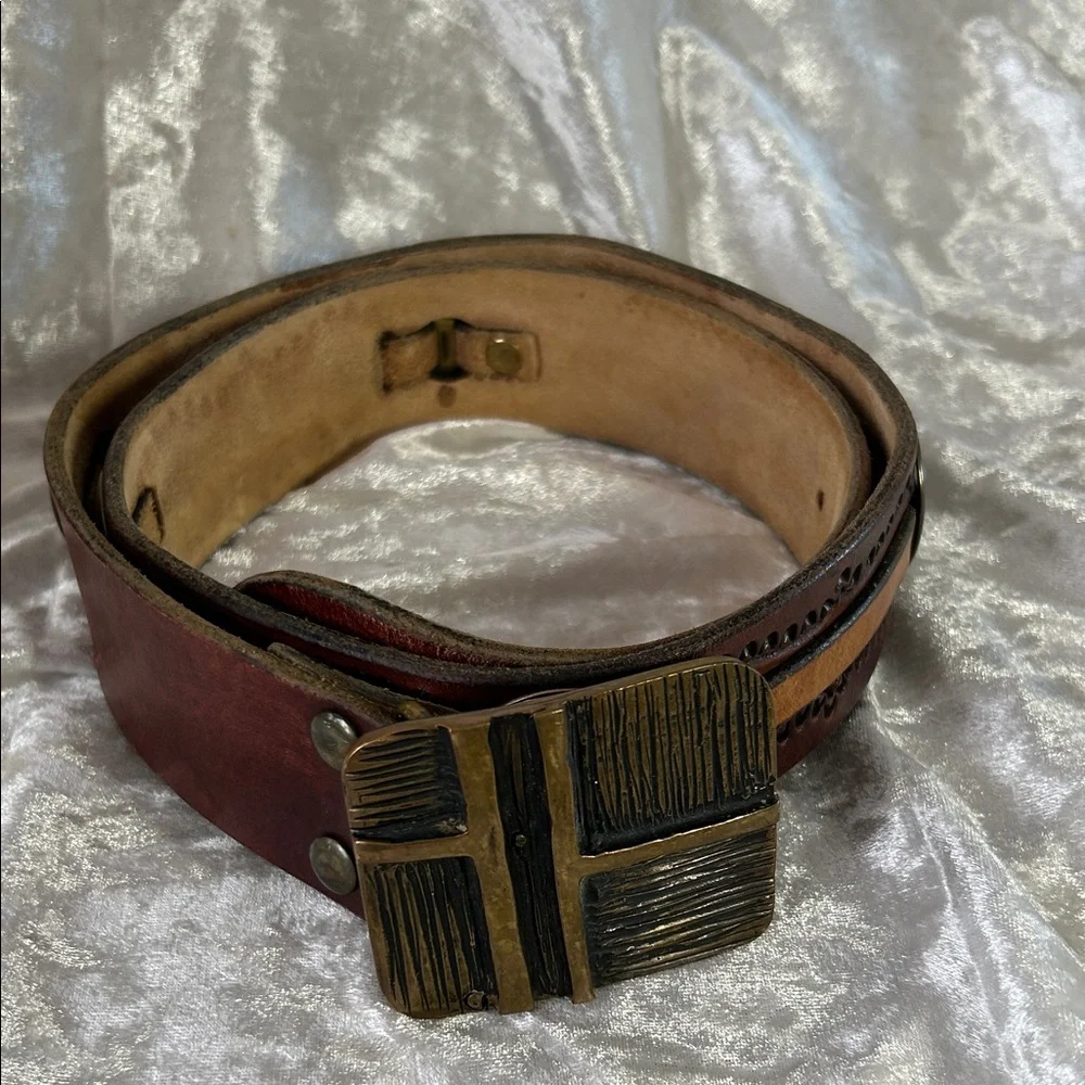 HAND MADE LEATHER BELT L